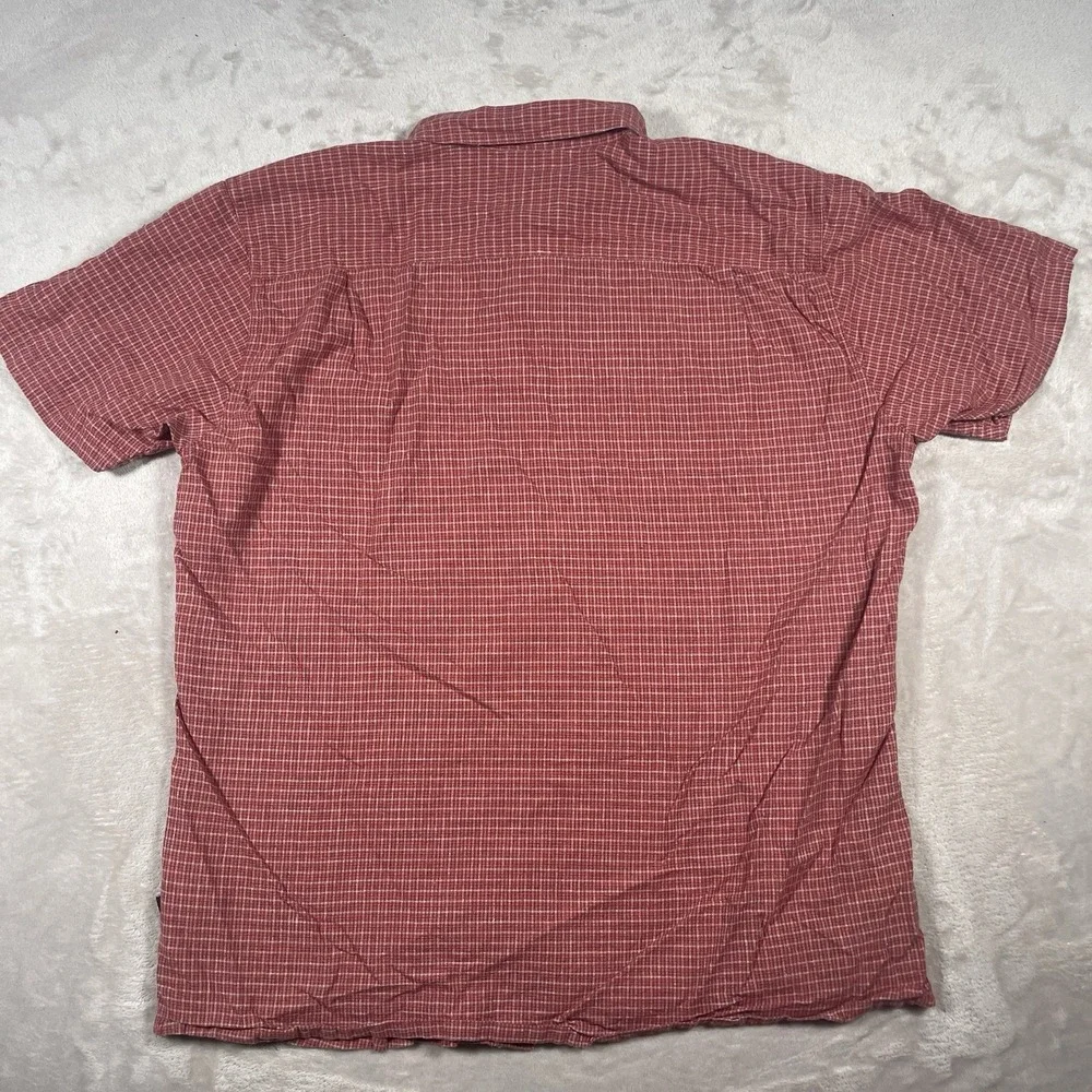 Patagonia Shirt Mens‎ XL Red Back Step Everyday Hemp Cotton Outdoor Sustainable